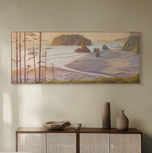 Ruby Beach | Original Oil Painting of Washington Coast | 60" x 24" Framed