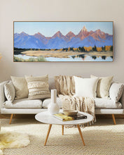 Teton Sunrise Art | Teton National Park Art Prints | 60x24, 40x16, 30x12, 20x8