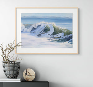 Resilience | Ocean Wave Art Large Canvas Prints | 30x20, 40x30, 60x40