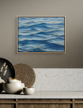 Safe & Sound Original Oil Painting of Water Surface - 12" x 9" Oil on Canvas Framed