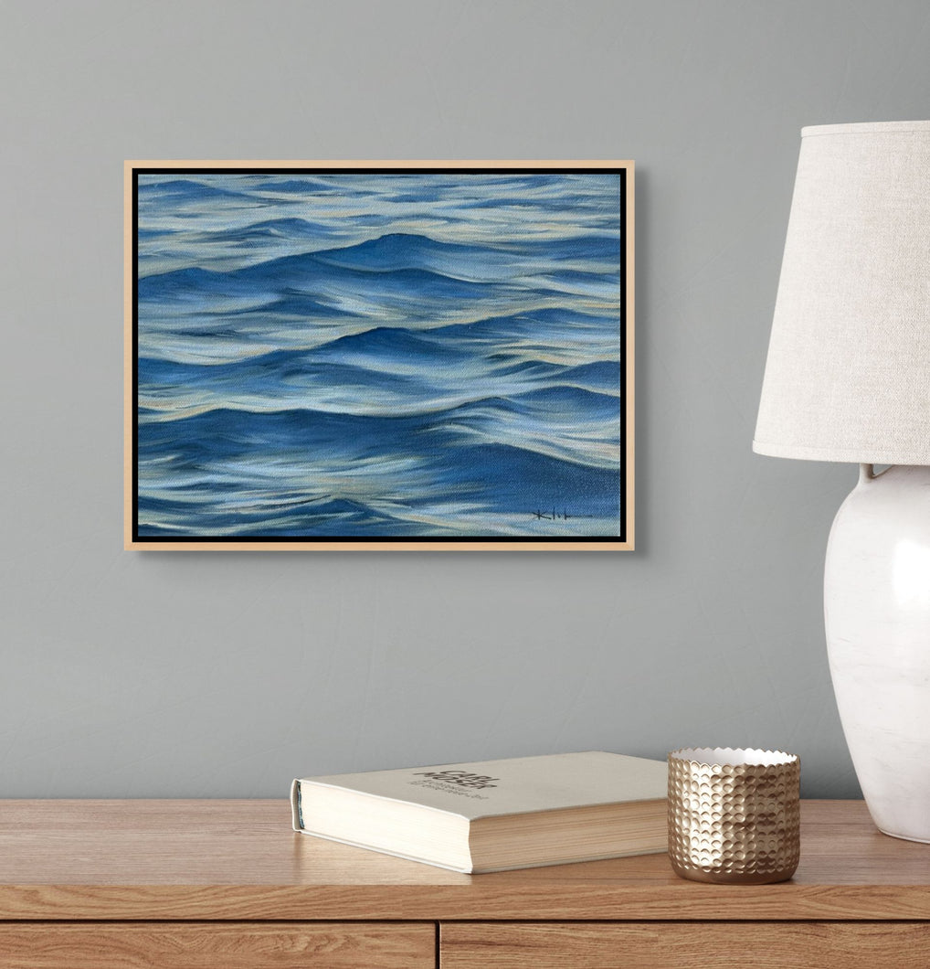 Safe & Sound Original Oil Painting of Water Surface - 12