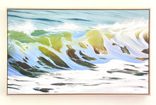 Acceptance | Bright Ocean Wave Art Canvas Prints | 30x18, 40x24, 60x36