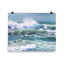 Alive | Luminous Ocean Wave Canvas Art Seascape | 20x16, 24x18