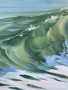 Surrender | Ocean Art Glowing Wave Canvas Prints | 16x12, 20x16, 24x18