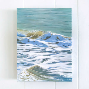 Flow | Seascape Art Ocean Wave Painting Prints | 12x16, 16x20
