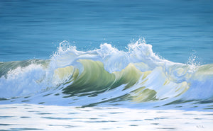 Portals | Ocean Wave Oil Painting | 50x30