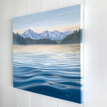 Harmony | Puget Sound and Olympic Mountains Calming Water Canvas Print | 18x18 30x30