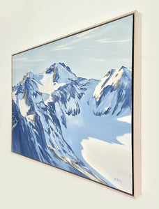 Mt Olympus | Snowy Blue Olympic Mountain Prints | 40x30