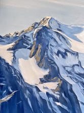 Mt Olympus | Snowy Blue Olympic Mountain Prints | 40x30