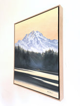 Golden Sound | Olympic Mountains Puget Sound Original Oil Painting | 24x30